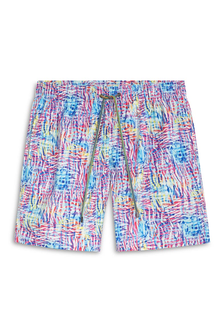 Cosmo Swim Trunks, Alternate, color, PINK