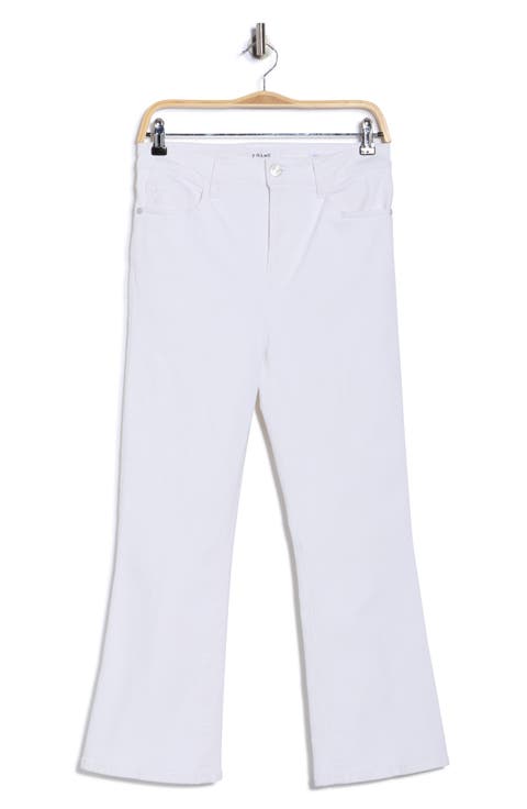 Le High Straight Leg Raw Edge Jeans (Opus)