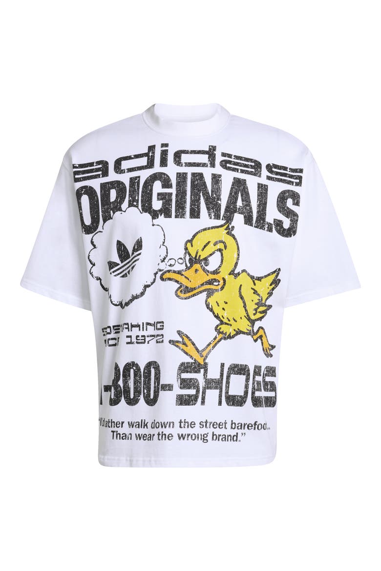 Duck Cotton Graphic T-Shirt, Alternate, color, WHITE/ /