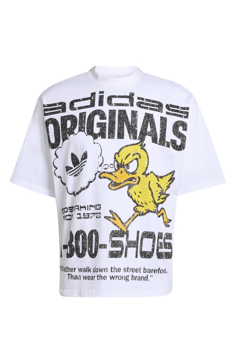 adidas Duck Cotton Graphic T-Shirt, Alternate, color, 