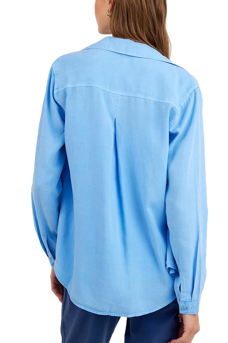 Classic Button-Up Shirt, Alternate, color, TIDAL BLUE