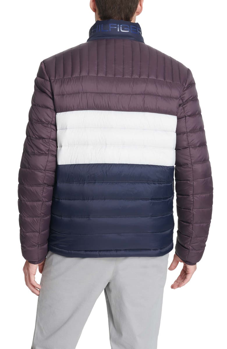 Tommy Hilfiger Real Down Packable Puffer Jacket, Alternate, color, Port Combo