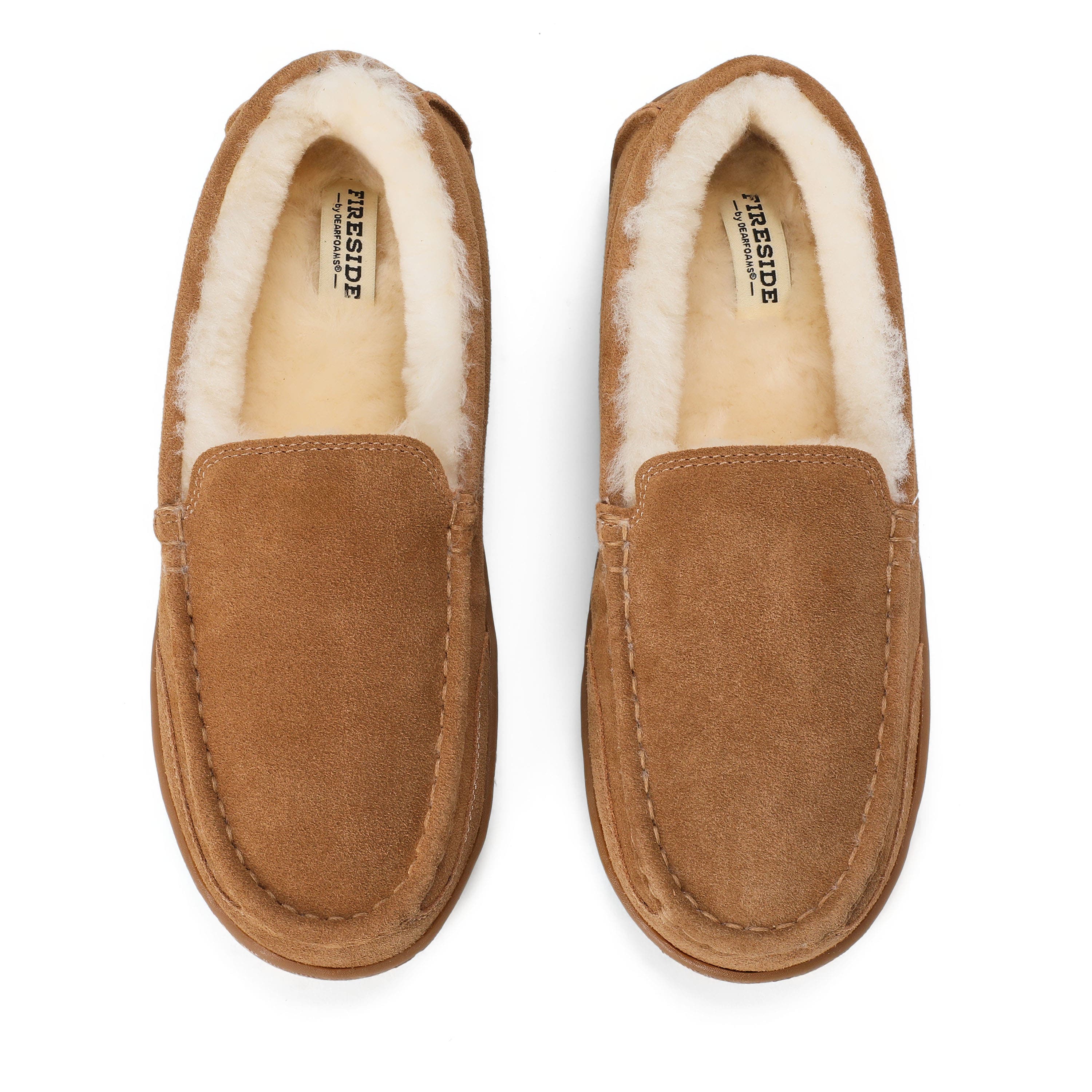 Fireside Melbourne Water Repellent Rugged Loafer, Alternate, color, Chestnut
