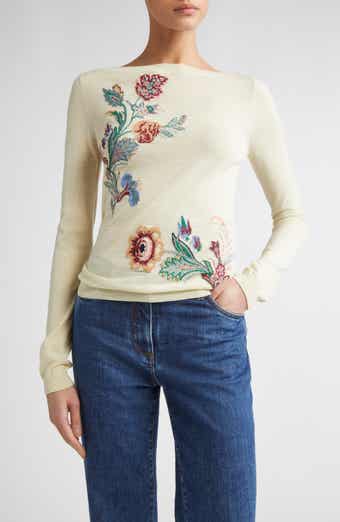 Etro Paisley Wool Blend Sweater