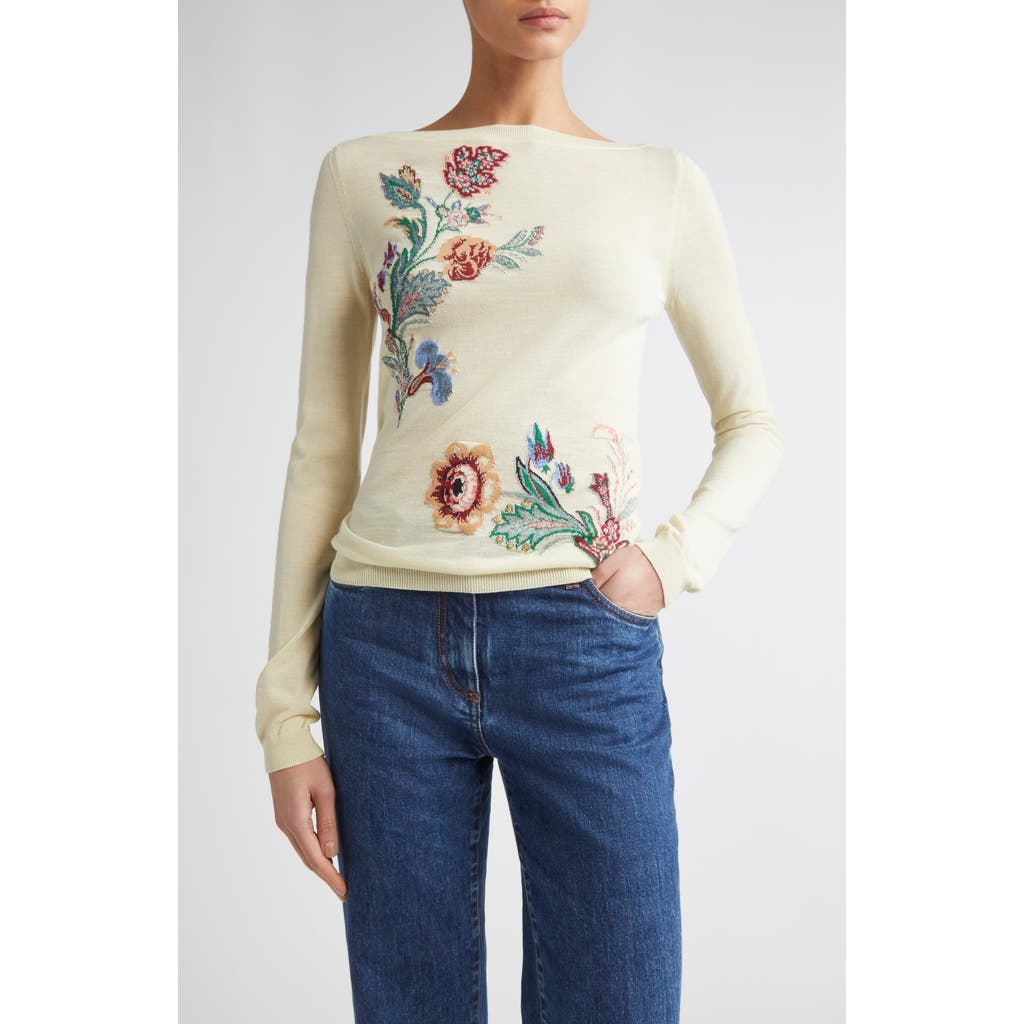 Etro Paisley Wool Blend Sweater