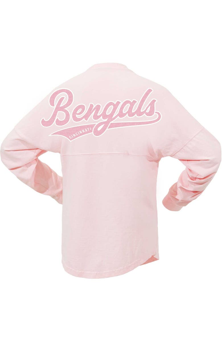 FANATICS Women's Fanatics Branded Pink Cincinnati Bengals Millennial Spirit Jersey T-Shirt, Alternate, color, Light Pink