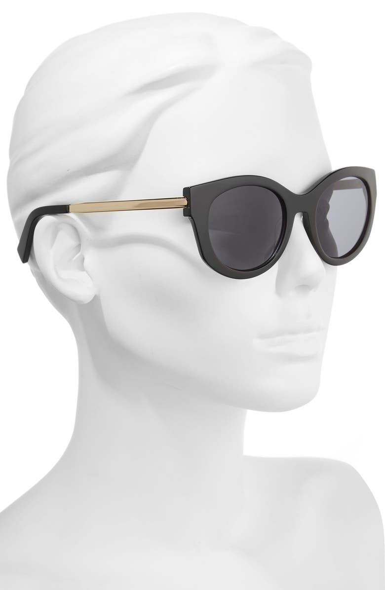 Draper James 53mm Modified Cat Eye Sunglasses, Alternate, color, 