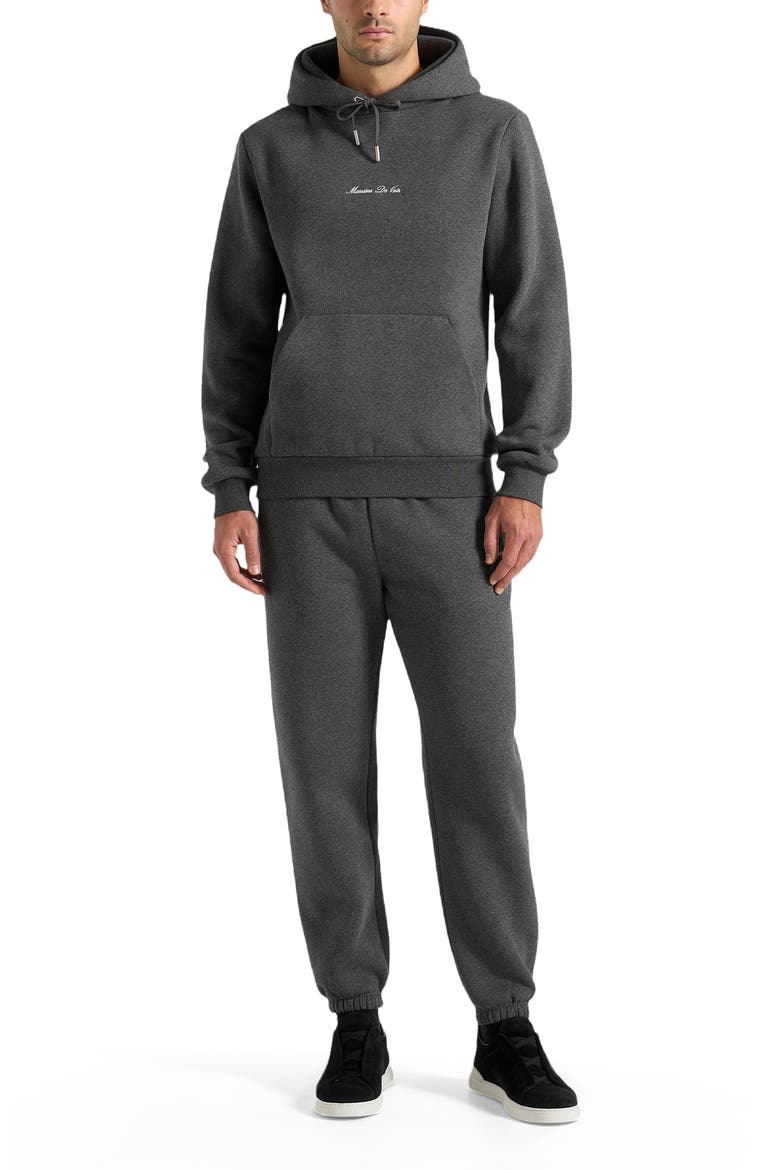 Signature Regular Fit Hoodie, Alternate, color, Charcoal Grey