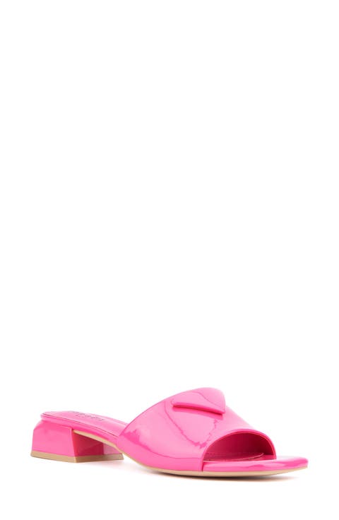 Polyanna Block Heel Slide Sandal (Women)