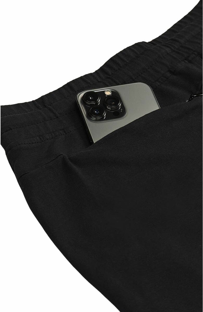 Pact Organic Cotton Stash French Terry Jogger, Alternate, color, Black