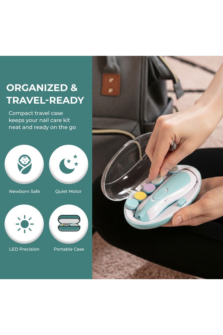 Electric Baby Nail Trimmer Gentle Care Kit, Alternate, color, Multicolor