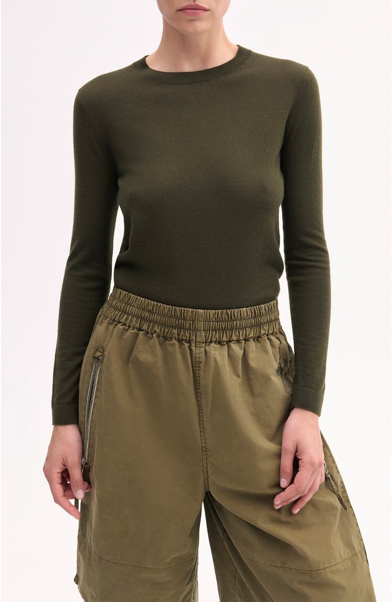 CO Long Sleeve Crew in FIne Cashmere, Main, color,