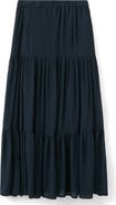 MANGO TEEN Tiered Maxi Skirt