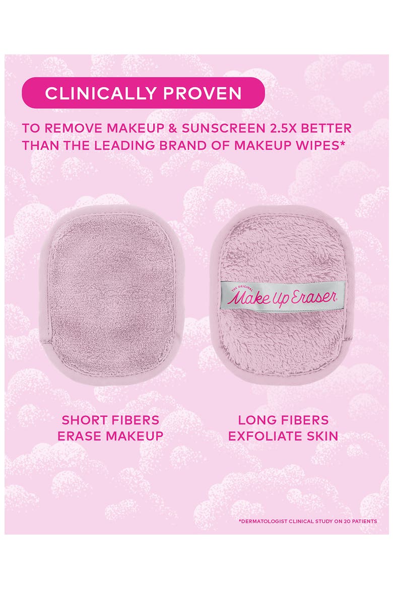 7-Day Silver Infused MakeUp Eraser Set with Laundry Bag, Alternate, color, SILVER INFUSED
