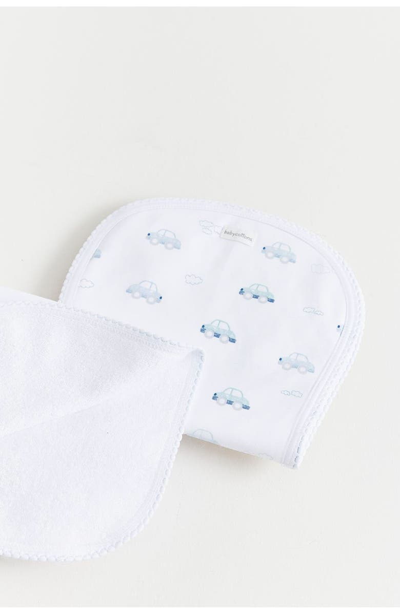 Babycottons Premium Peruvian Pima Cotton Otto Curve Burps 2-Pack For Infant, Alternate, color, Multicolor