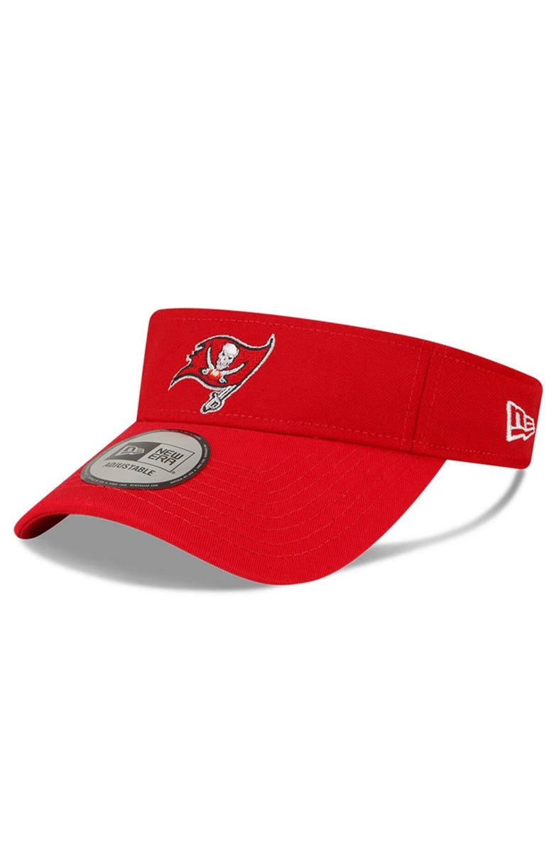 New Era Men's New Era Red Tampa Bay Buccaneers 2022 Sideline Adjustable Visor, Alternate, color,