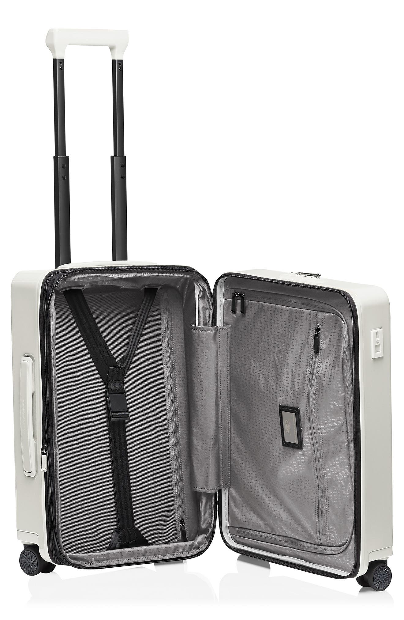 Porsche Design Roadster Carry-On Expandable 21-Inch Spinner Suitcase, Alternate, color, White