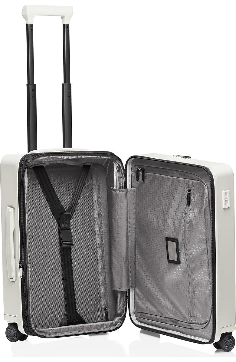 Porsche Design Roadster Carry-On Expandable 21-Inch Spinner Suitcase, Alternate, color, White