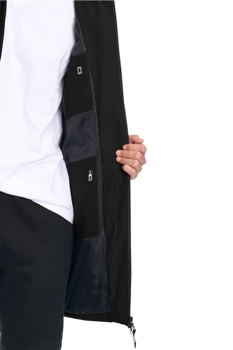 Jasper - Vegan Down Winter Puffer Coat, Alternate, color, BLACK