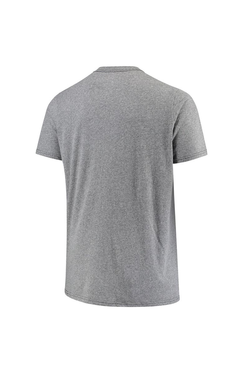 Retro Brand Men's Original Retro Brand Gray Michigan State Spartans Big & Tall Tri-Blend T-Shirt, Alternate, color,