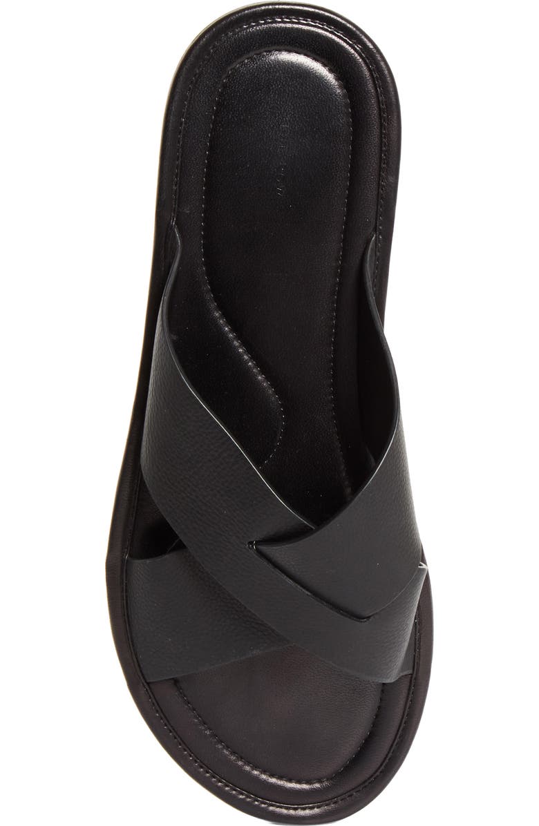 The Row Malick Crisscross Slide Sandal, Alternate, color, Black