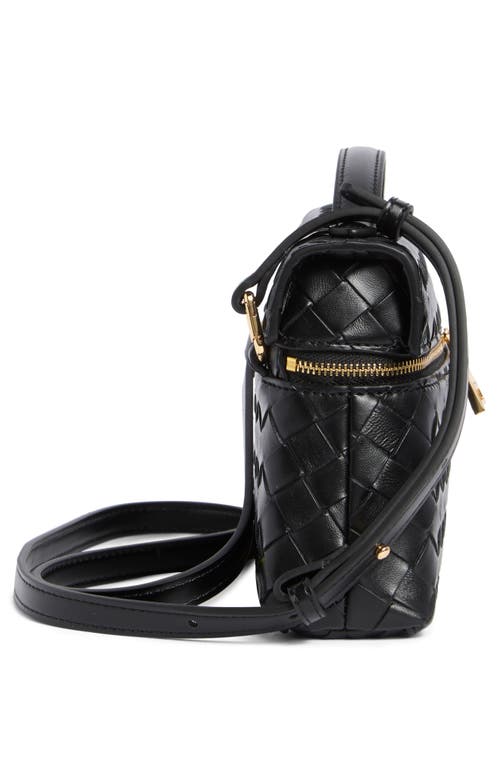 Jw Pei Thea Woven Faux Leather Top Handle Crossbody Bag In Black