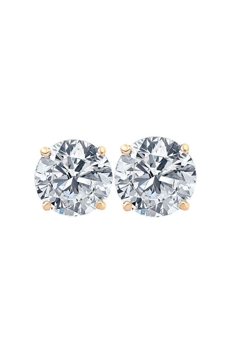 Bliss Diamond 1 1/2ct Lab Grown Diamond Studs 14k Gold Earrings, Main, color, 14K Yellow Gold