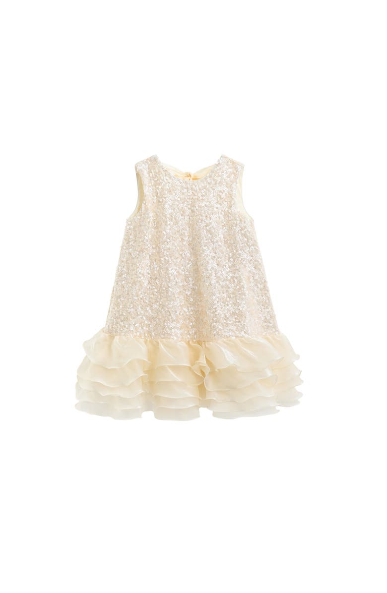 Tulleen Catania Dress, Main, color, Gold