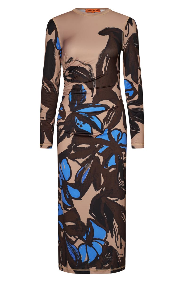 Stine Goya Floral Long Sleeve Dress, Alternate, color, Eccentric Floral