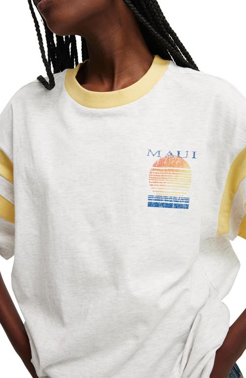 COTTON ON SUPER OVERSIZED GRAPHIC TEE