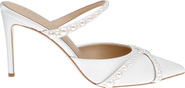 HARLO Australia Grace - Satin Bridal Mule with Pearl Detail