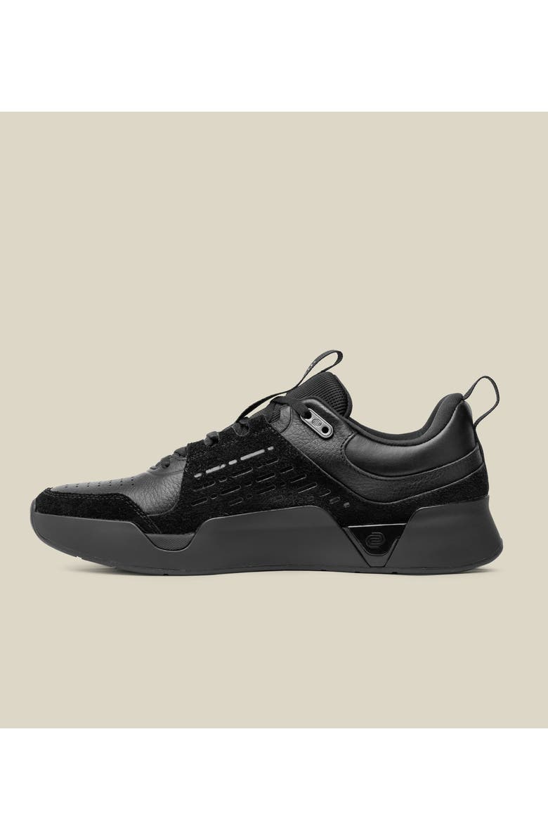 while on earth<sup>™</sup> Leather Trainer, Alternate, color, Black