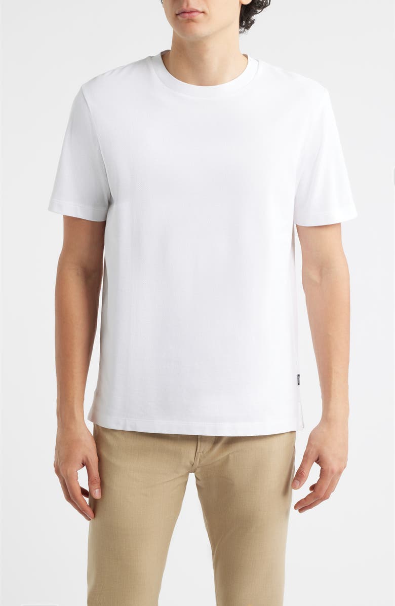BOSS Thompson Solid T-Shirt, Main, color, White