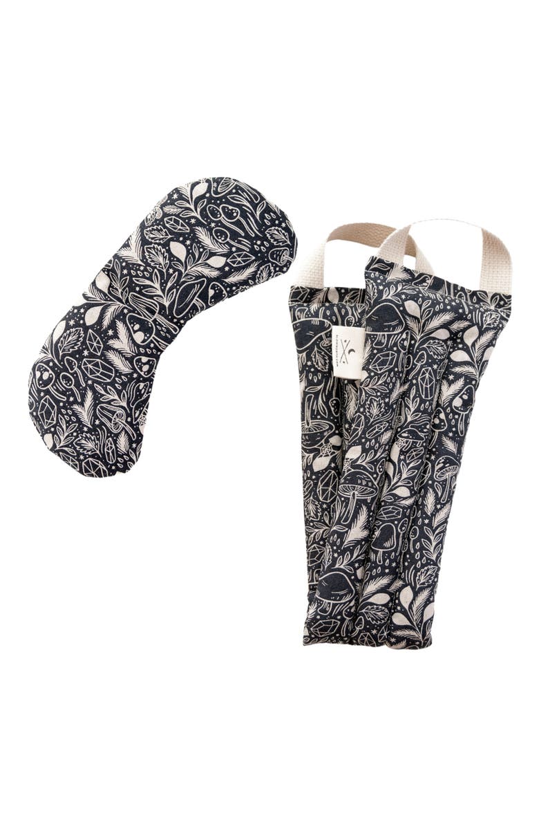 SLOW NORTH Eye Mask + Neck Wrap Bundle - Mystical Mushroom, Main, color, NO COLOR