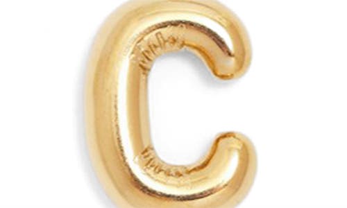 Petit Moments Bubble Initial Necklace In Gold - C