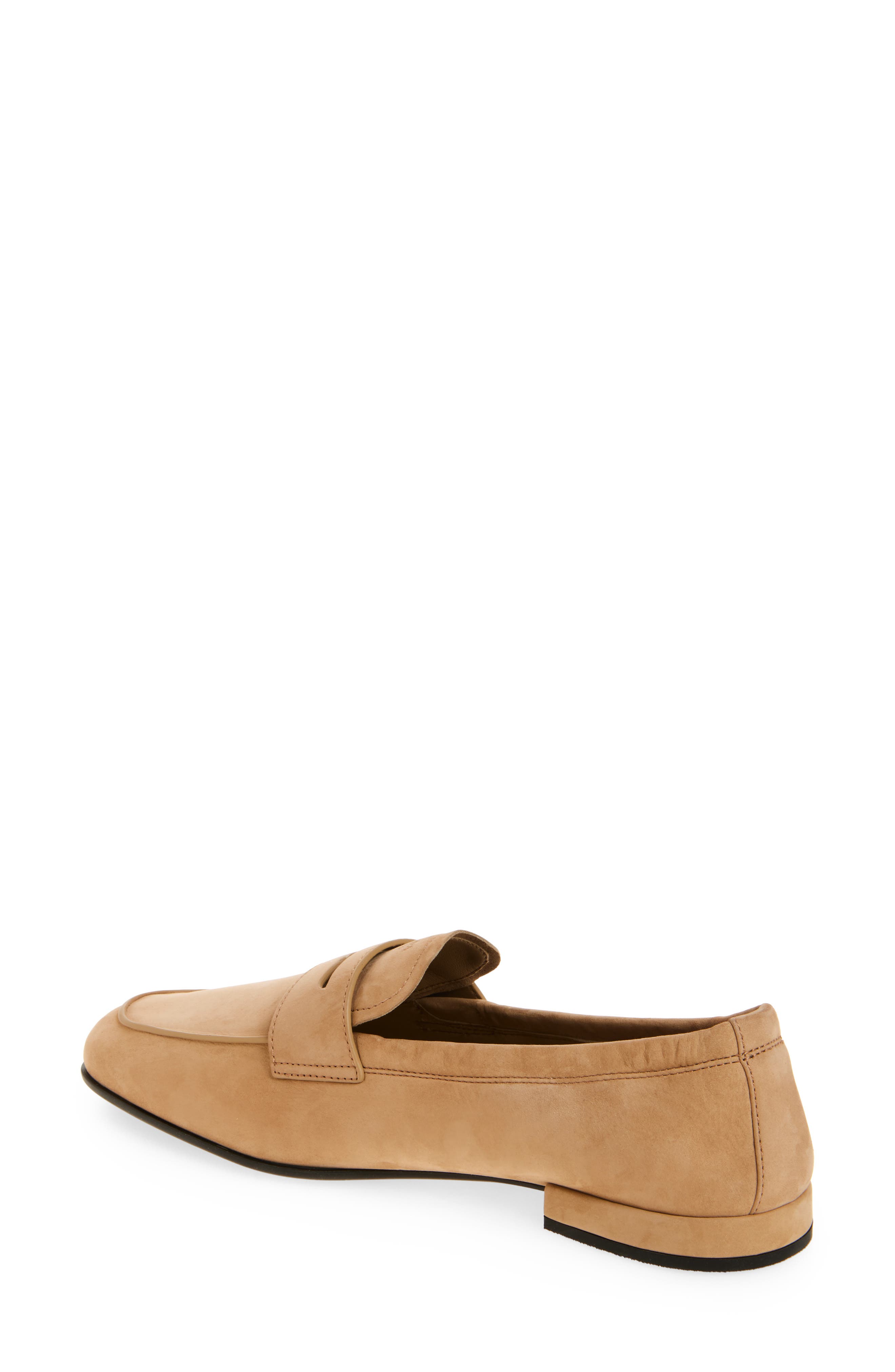 Prada Shuffle Penny Loafer, Alternate, color, Deserto
