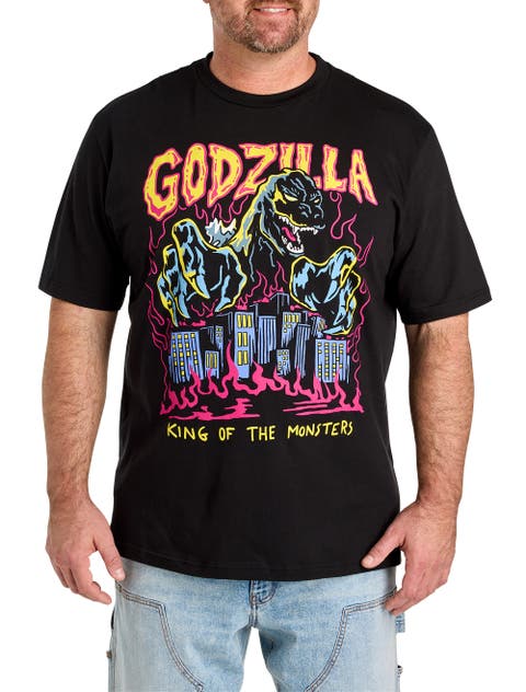 Big & Tall Godzilla King Of Monsters Graphic Tee V2