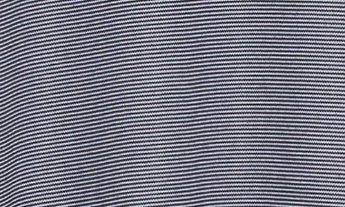 Vince Feeder Stripe Crewneck T-shirt In Gray