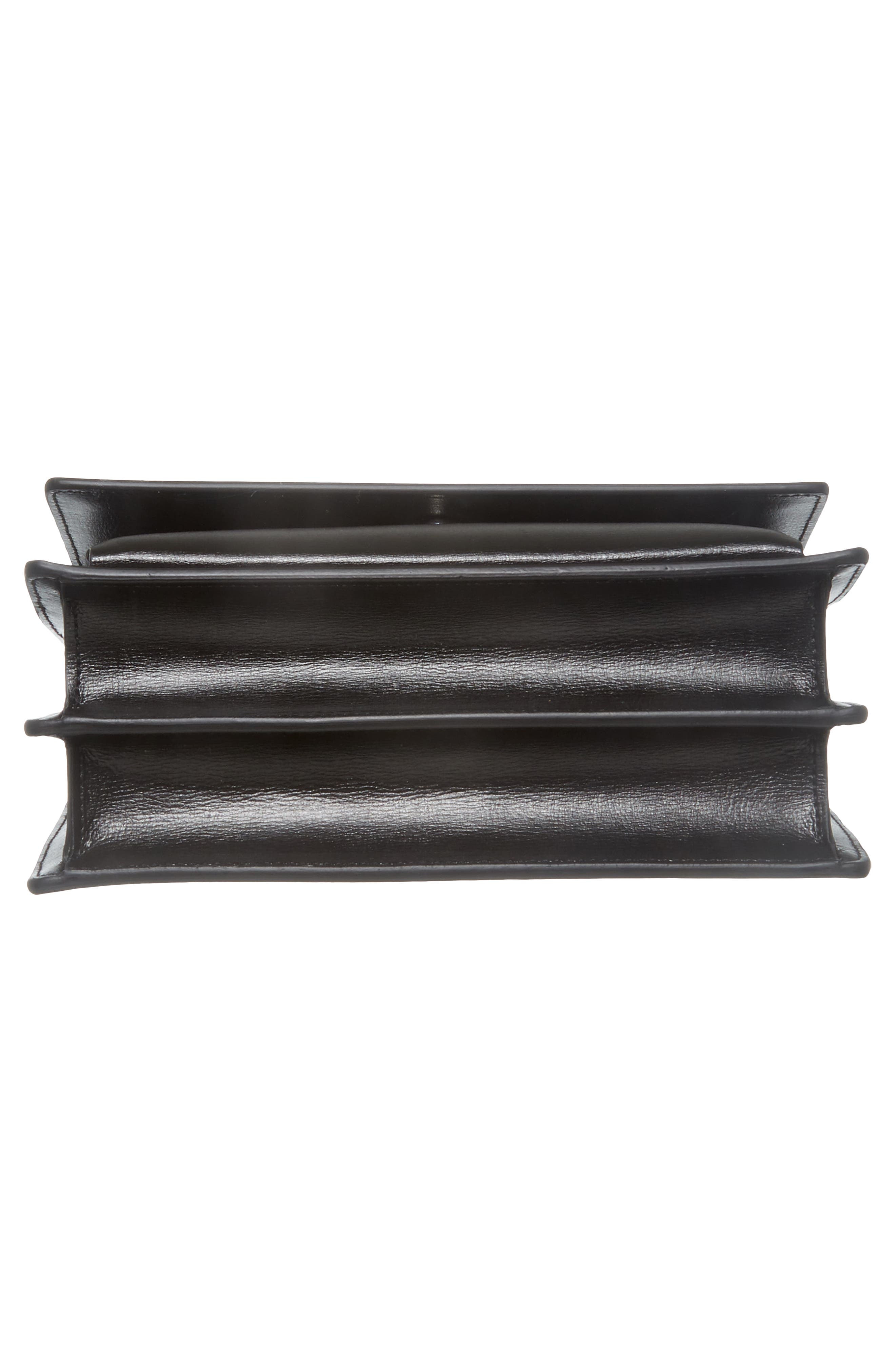 Saint Laurent Medium Sunset Calfskin Leather Shoulder Bag, Alternate, color, 