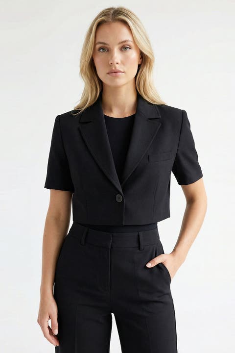 Dallas Cropped Blazer