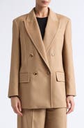 Max Mara Olimpia Double Breasted Wool Blazer