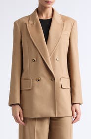 Max Mara Olimpia Double Breasted Wool Blazer