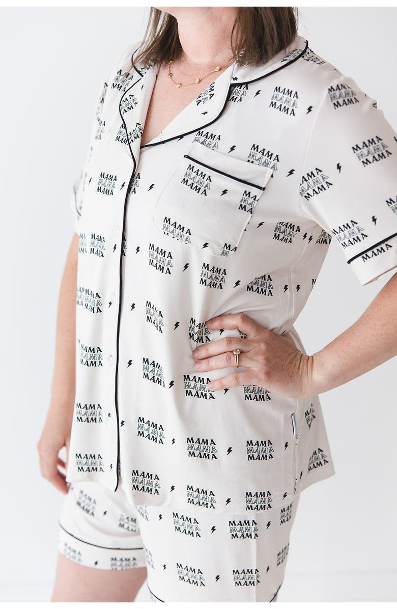 Charlie Lou Baby<sup>®</sup> Women's Notch Collar Pajama Set | Mama, Alternate, color, Beige