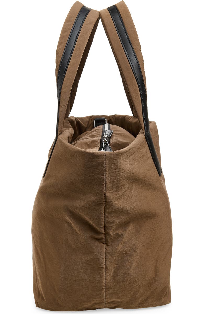 VeeCollective Small Essence Canvas Tote, Alternate, color, Mink Trench Brown