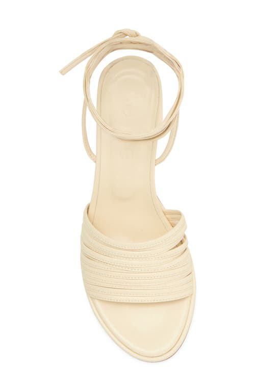 Aeyde Natania Ankle Strap Sandal In Creamy
