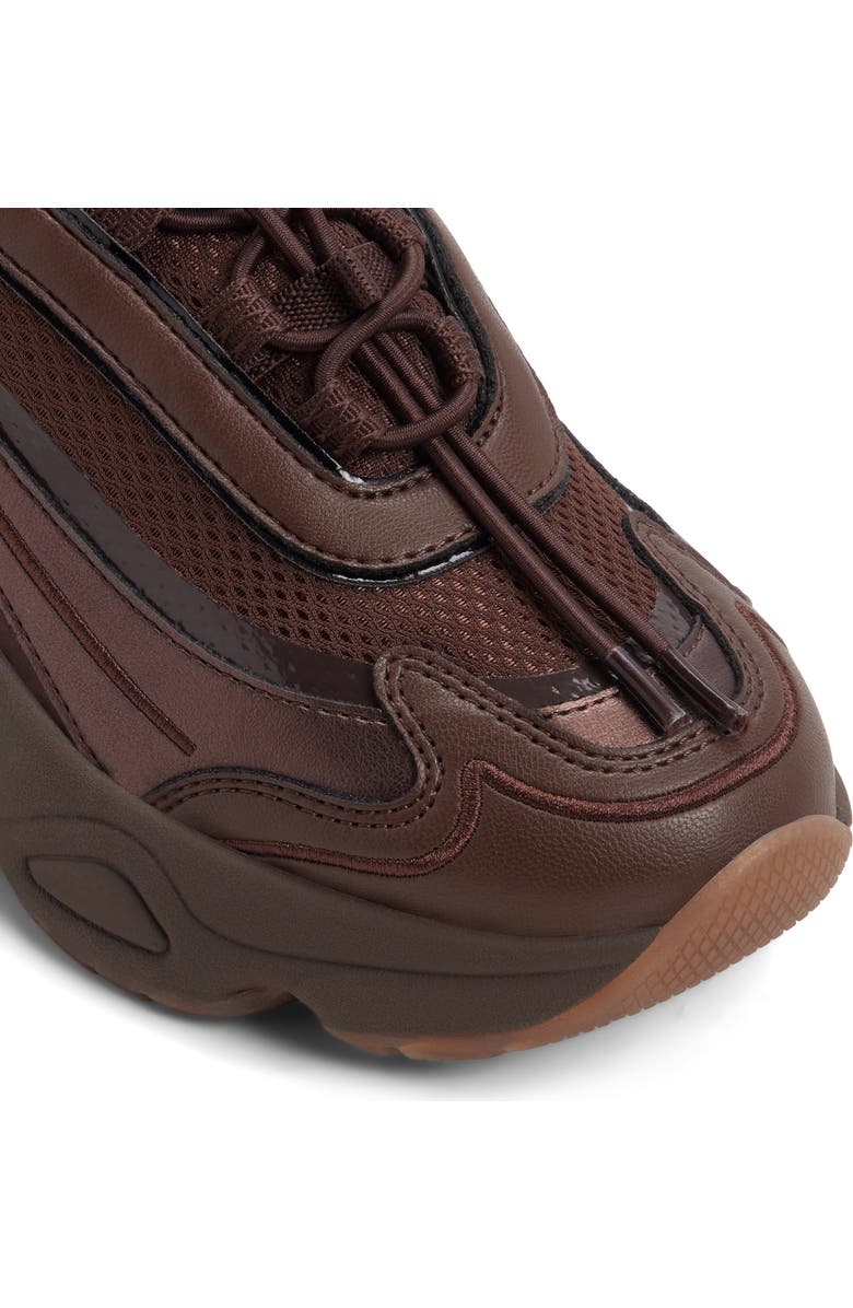 ALDO Kitri Platform Sneaker, Alternate, color, Dark Brown