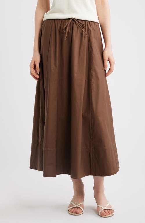 Reformation Cleo Midi Skirt in Pinecone at Nordstrom, Size Large