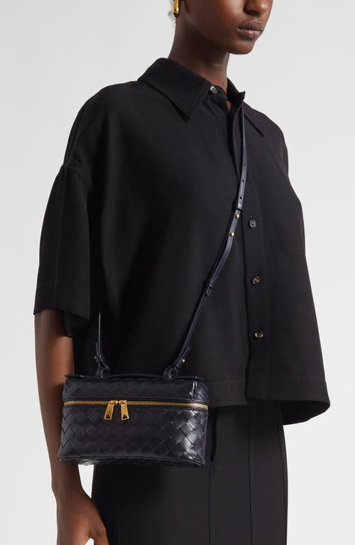 Bottega Veneta Women Bang Bang Leather Vanity Case With Intrecciato Motif