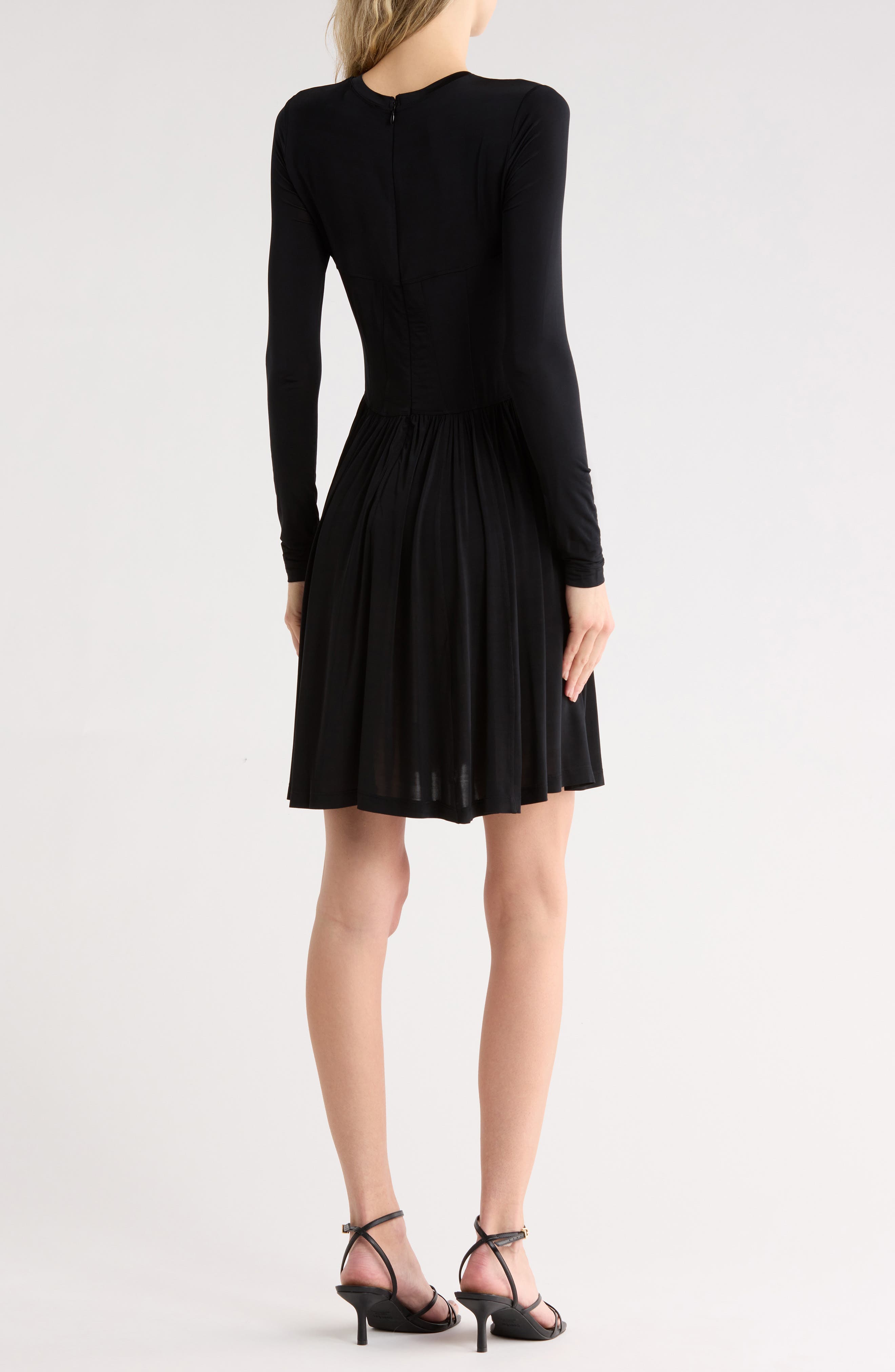 Bendetta Floral Print Long Sleeve Minidress - image 4