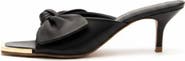 Bróg Brida Mule Kitten Heel Jet Black